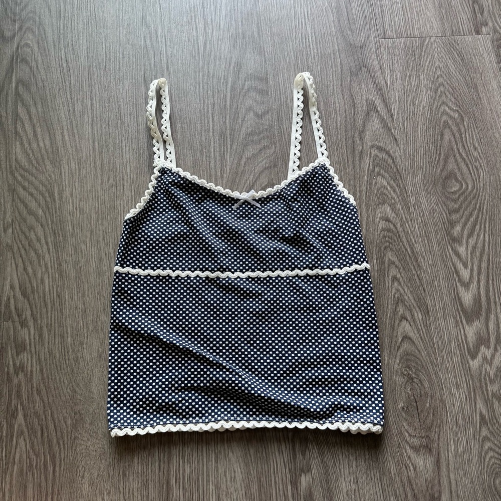 Polka dot tank top